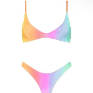 triangl maia rainbow bikini